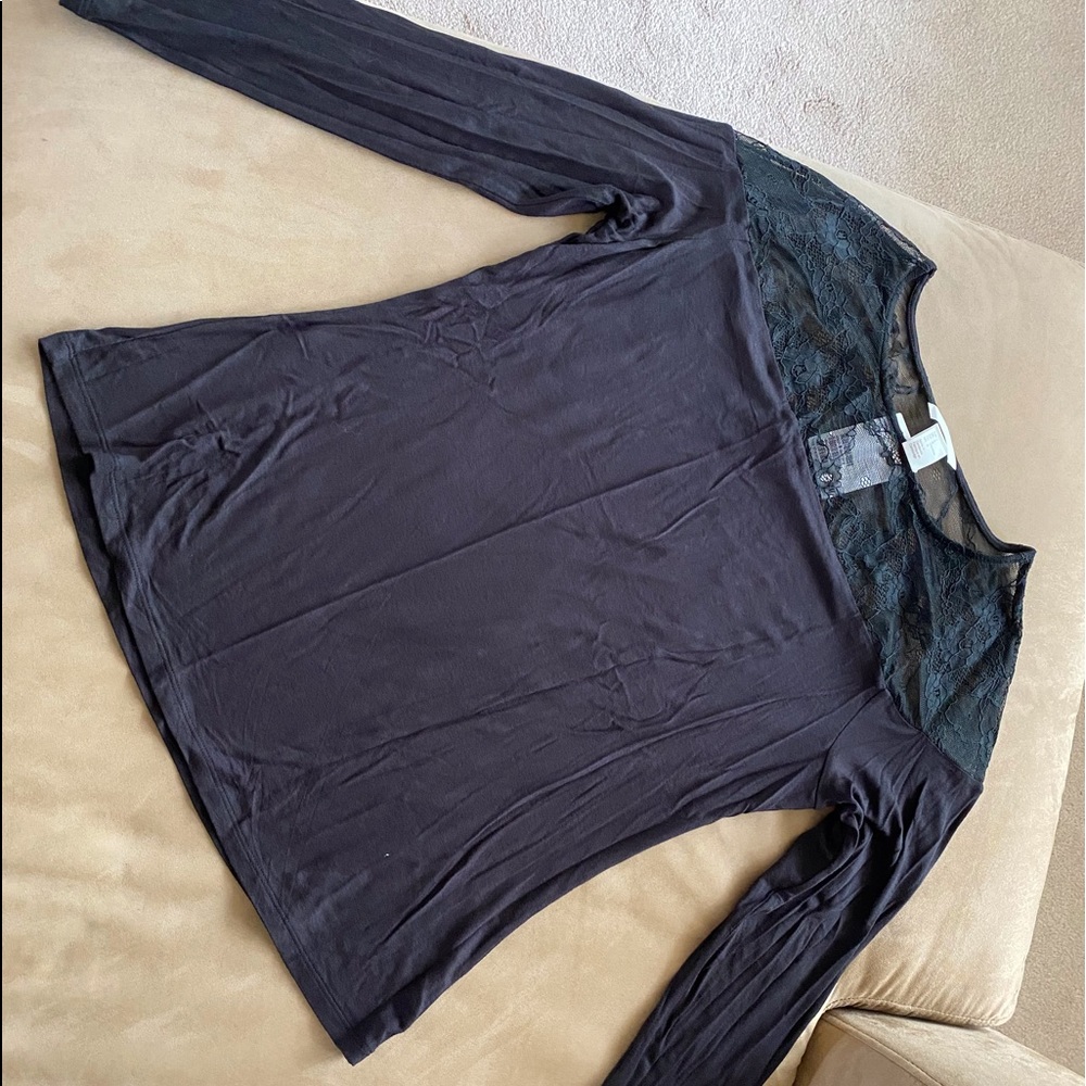 H&M Black Lace shirt.